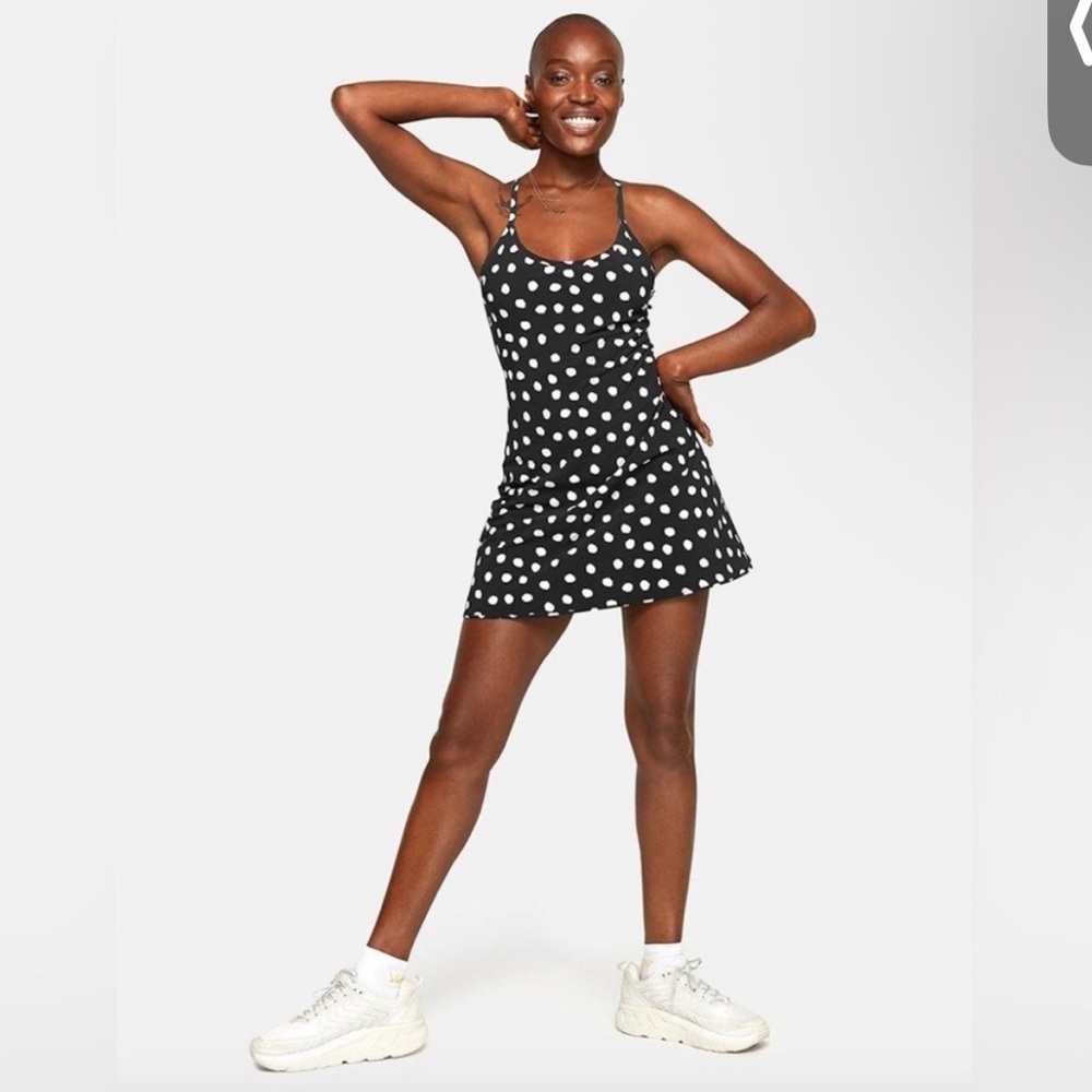 Outdoor Voices Polka Dot workout dress